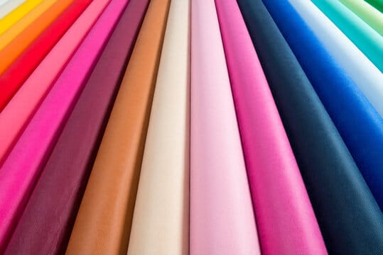 different colors of polyester fabric for dressmaking