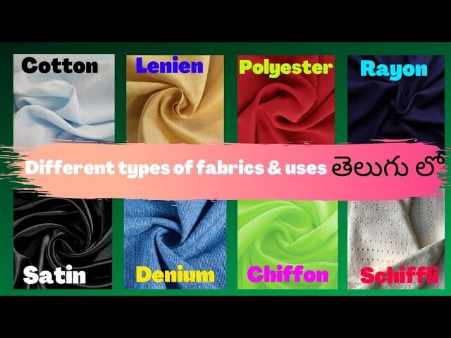 Common dress fabric types 